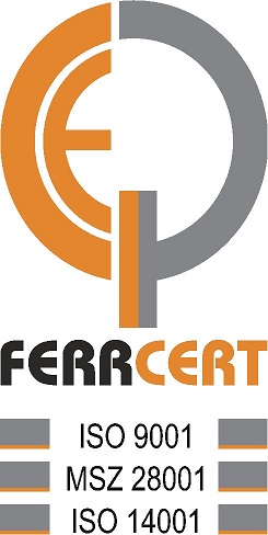 EN ISO 9001:2000, EN ISO 14001:2004, MSZ 28001:2008